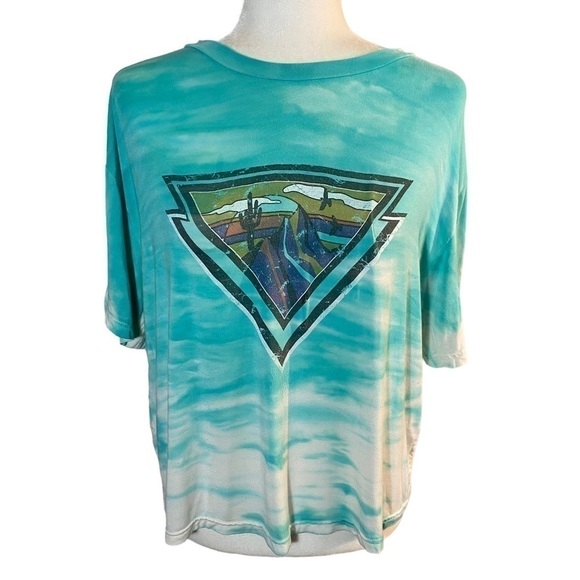 Rock & Roll Cowgirl desert mountain t-shirt - Picture 1 of 9